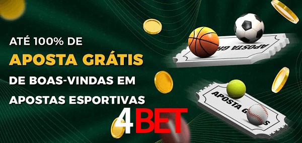 4BET Ate 100% de Aposta Gratis